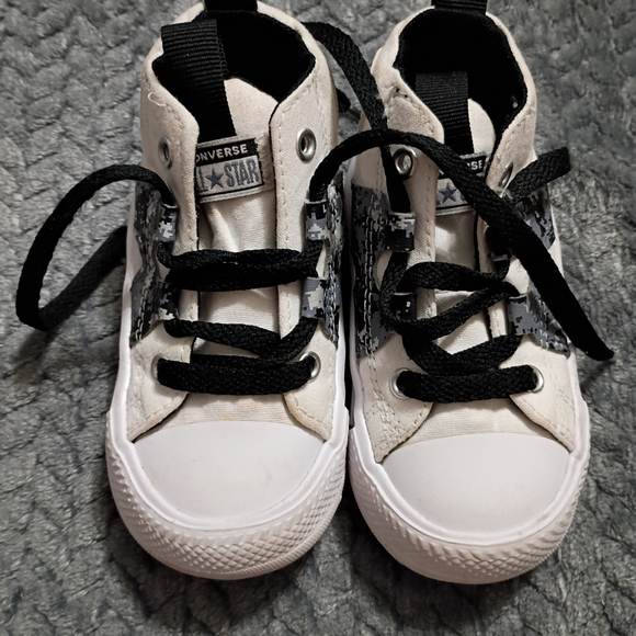 Converse Other - Converse Kids High-Top Sneakers - White and Black